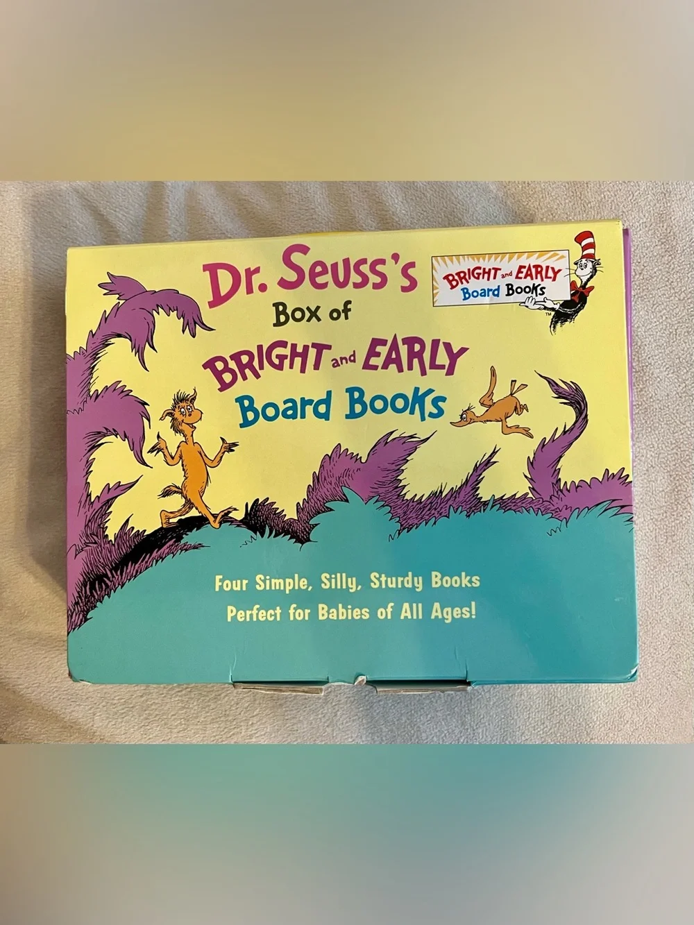 Dr. Seuss Bright & Early Board Books Box Set (4 Board Books) Illustrated